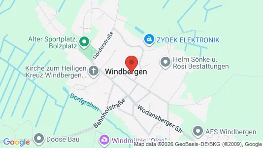 Apartments for rent i Dithmarschen - kort over placeringen