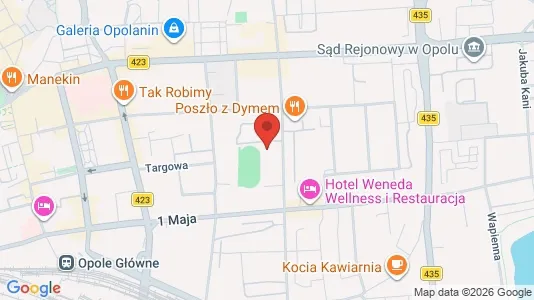 Apartments for rent i Opole - kort over placeringen