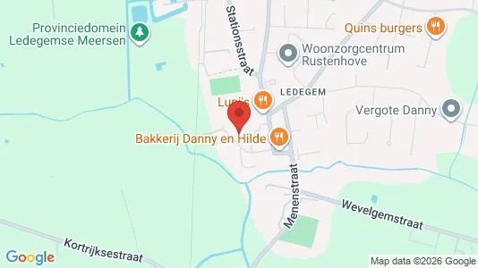 Apartments for rent i Ledegem - kort over placeringen