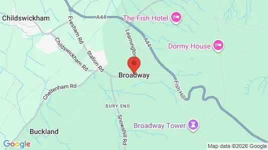 Apartments for rent i Broadway - Worcestershire - kort over placeringen