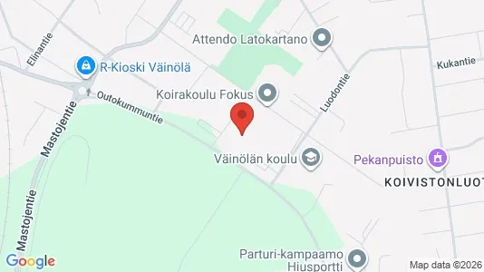 Apartments for rent i Pori - kort over placeringen