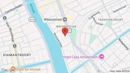 Apartments for rent i Amsterdam Oost-Watergraafsmeer - kort over placeringen