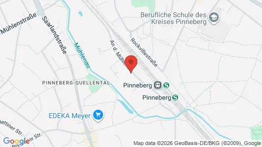 Apartments for rent i Pinneberg - kort over placeringen