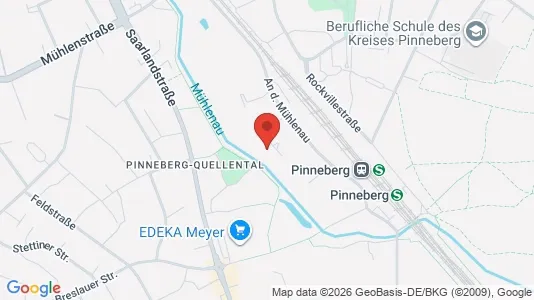 Apartments for rent i Pinneberg - kort over placeringen