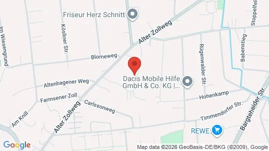 Apartments for rent i Hamburg Wandsbek - kort over placeringen