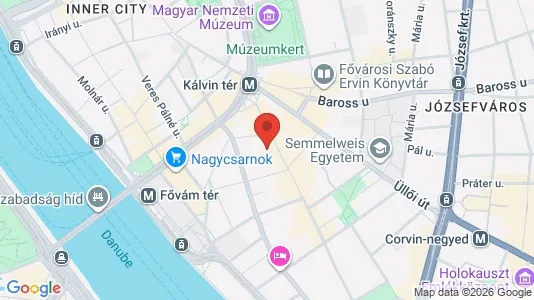 Apartments for rent i Budapest Ferencváros - kort over placeringen