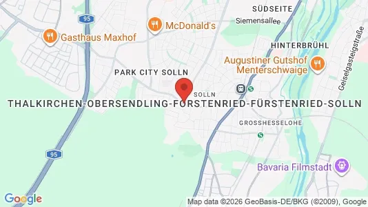 Apartments for rent i Munich Thalkirchen-Obersendling-Forstenried-Fürstenried-Solln - kort over placeringen