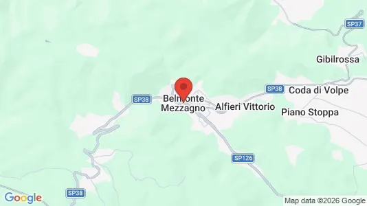 Apartments for rent i Belmonte Mezzagno - kort over placeringen