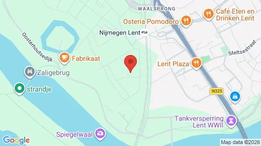 Apartments for rent i Nijmegen - kort over placeringen