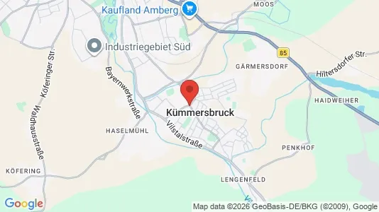 Apartments for rent i Amberg-Sulzbach - kort over placeringen