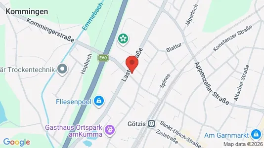 Apartments for rent i Götzis - kort over placeringen