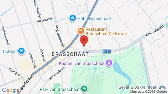 Apartments for rent i Brasschaat - kort over placeringen