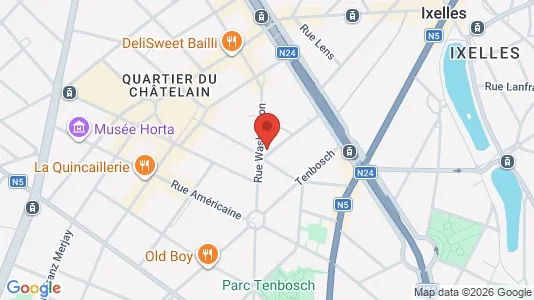 Apartments for rent i Brussels Elsene - kort over placeringen