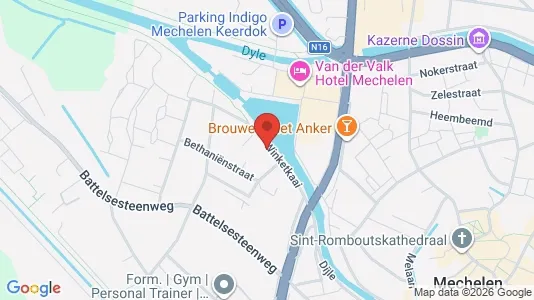 Apartments for rent i Mechelen - kort over placeringen