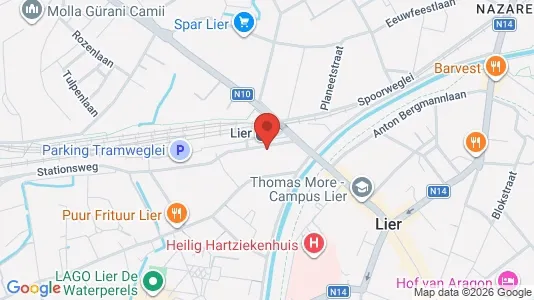Apartments for rent i Lier - kort over placeringen