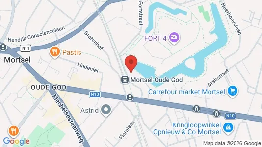 Apartments for rent i Mortsel - kort over placeringen