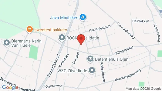 Apartments for rent i Olen - kort over placeringen