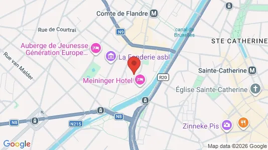 Apartments for rent i Brussels Sint-Jans-Molenbeek - kort over placeringen