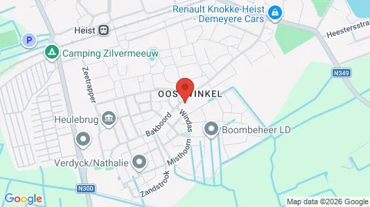 Apartments for rent i Knokke-Heist - kort over placeringen