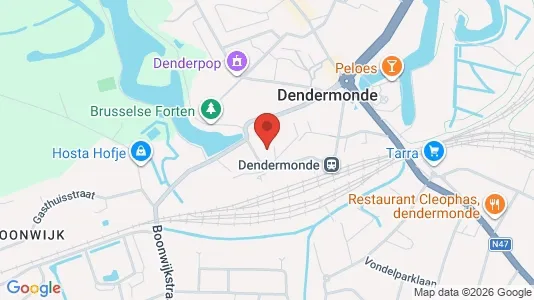 Apartments for rent i Dendermonde - kort over placeringen