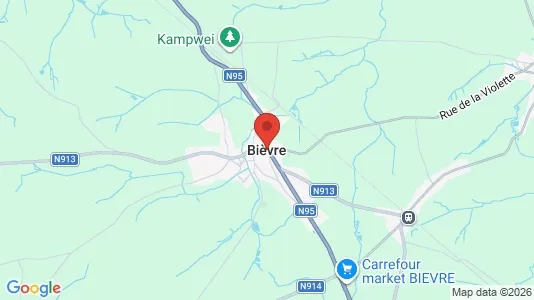 Houses for rent i Bièvre - kort over placeringen
