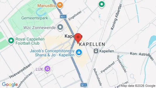 Apartments for rent i Kapellen - kort over placeringen