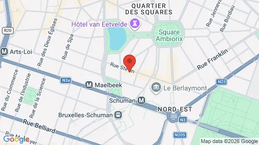 Apartments for rent i Stad Brussel - kort over placeringen