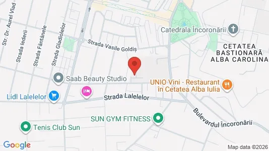 Apartments for rent i Alba Iulia - kort over placeringen