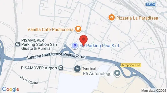 Rooms for rent i Pisa - kort over placeringen