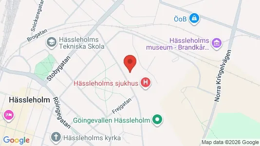 Apartments for rent i Hässleholm - kort over placeringen