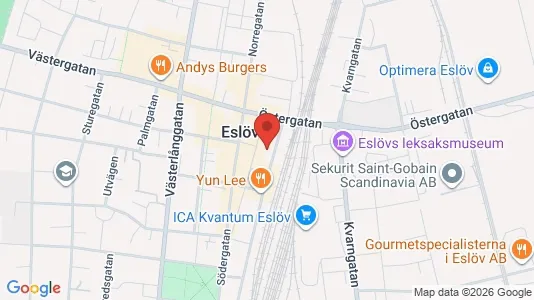 Apartments for rent i Eslöv - kort over placeringen