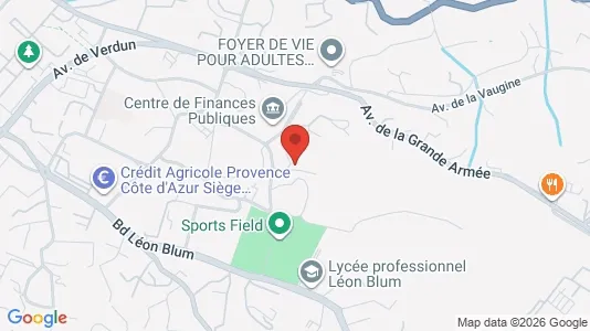 Apartments for rent i Draguignan - kort over placeringen