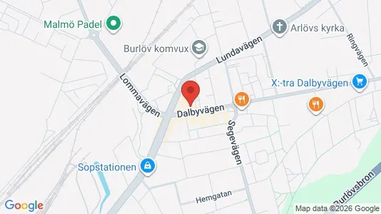 Apartments for rent i Burlöv - kort over placeringen