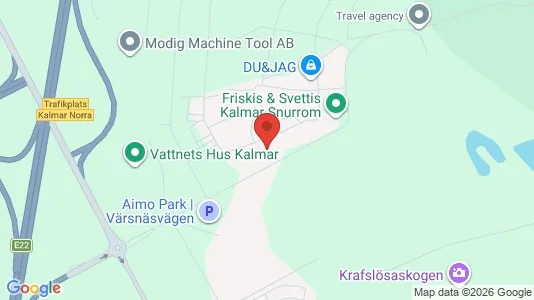 Apartments for rent i Kalmar - kort over placeringen