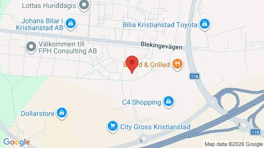 Apartments for rent i Kristianstad - kort over placeringen