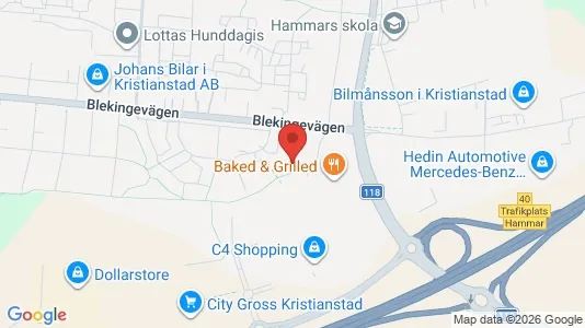 Apartments for rent i Kristianstad - kort over placeringen