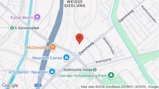 Apartments for rent i Berlin Neukölln - kort over placeringen