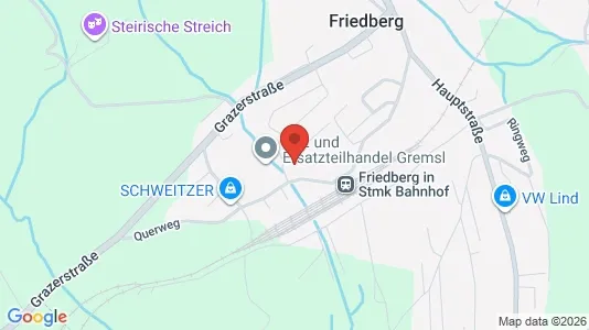 Apartments for rent i Pinkafeld - kort over placeringen