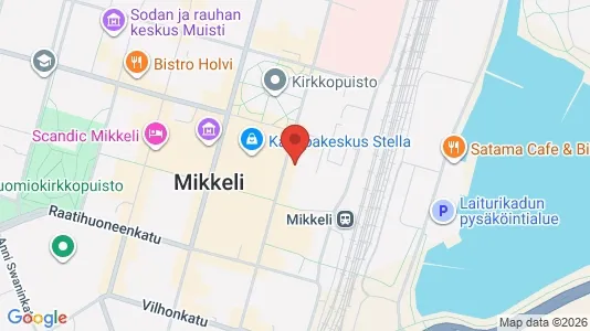 Apartments for rent i Mikkeli - kort over placeringen
