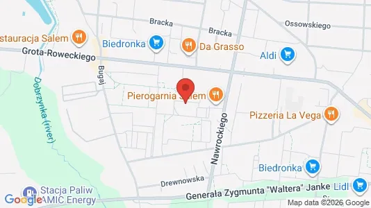 Apartments for rent i Łódź - kort over placeringen