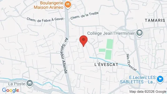 Apartments for rent i Toulon - kort over placeringen