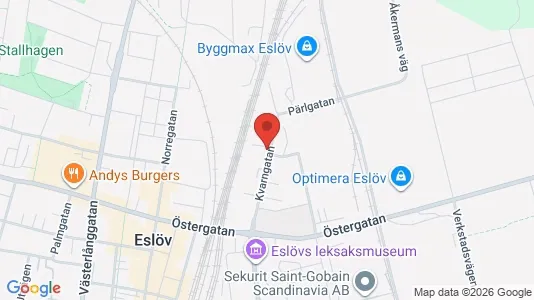 Apartments for rent i Eslöv - kort over placeringen