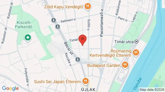 Apartments for rent i Budapest Óbuda-Békásmegyer - kort over placeringen