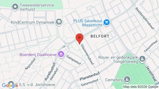 Apartments for rent i Maastricht - kort over placeringen