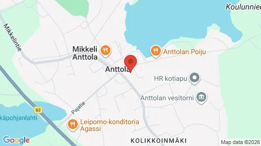 Apartments for rent i Mikkeli - kort over placeringen