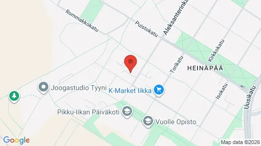 Apartments for rent i Oulu - kort over placeringen