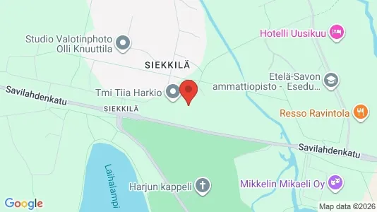 Apartments for rent i Mikkeli - kort over placeringen