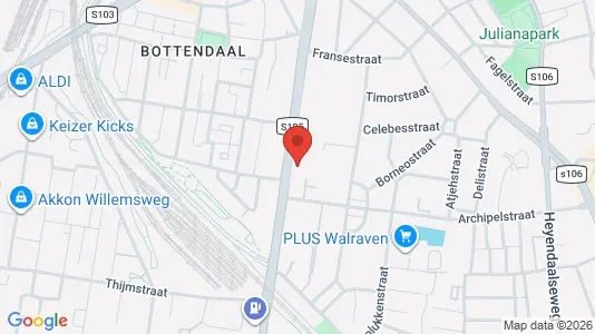 Rooms for rent i Nijmegen - kort over placeringen