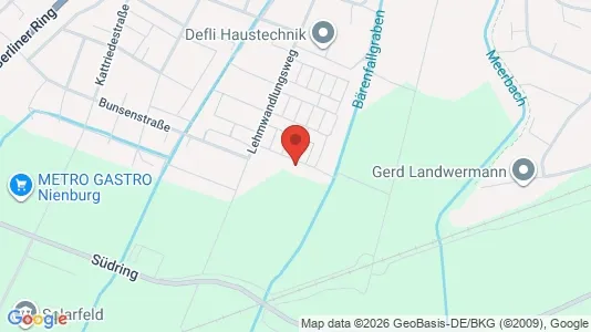 Apartments for rent i Nienburg/Weser - kort over placeringen