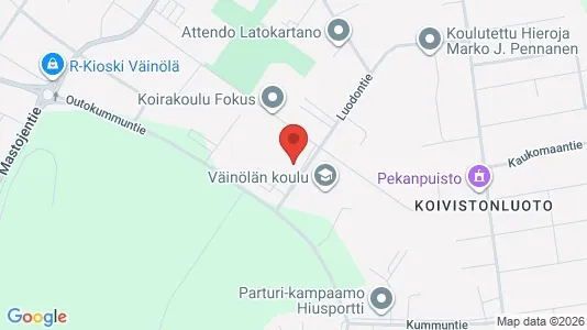 Apartments for rent i Pori - kort over placeringen
